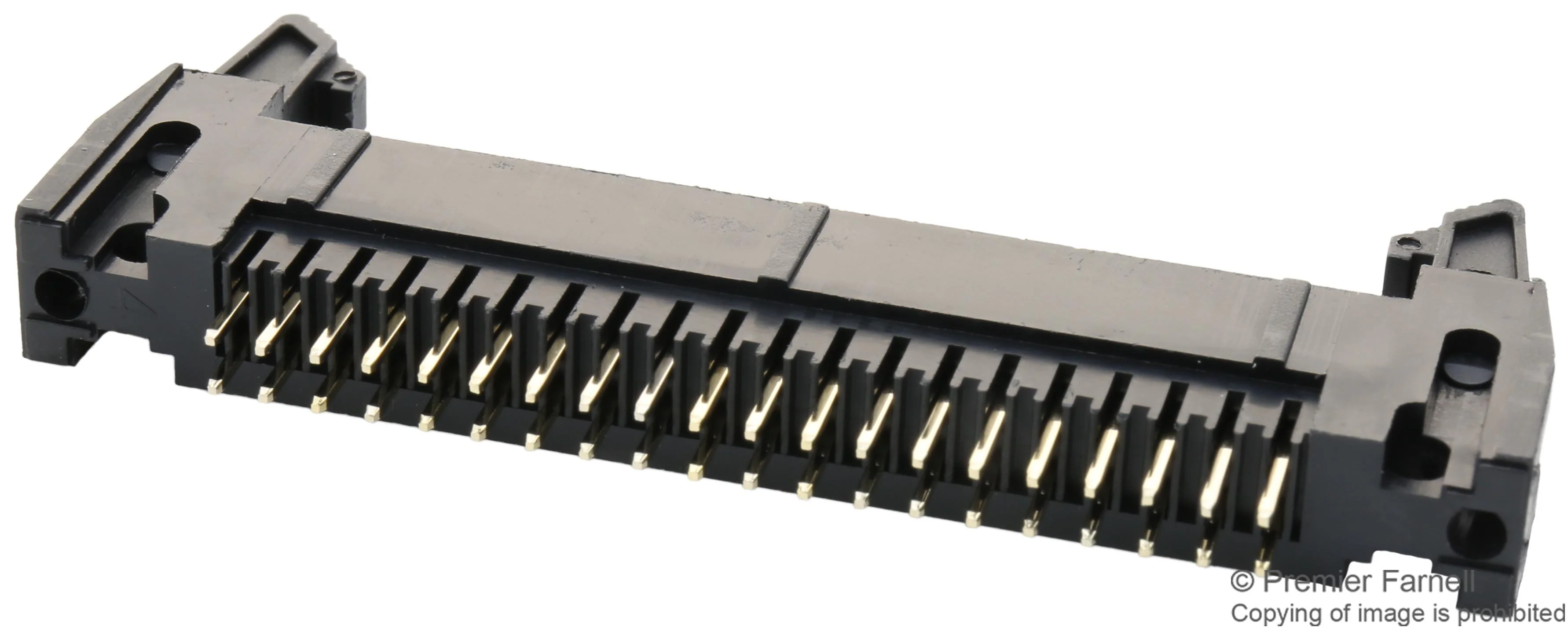 Multicomp MC-254-50-SL-ST-DIP Wire-To-Board Connector 2.54 mm 50 Contacts Header Through Hole 2 Rows - Image 2