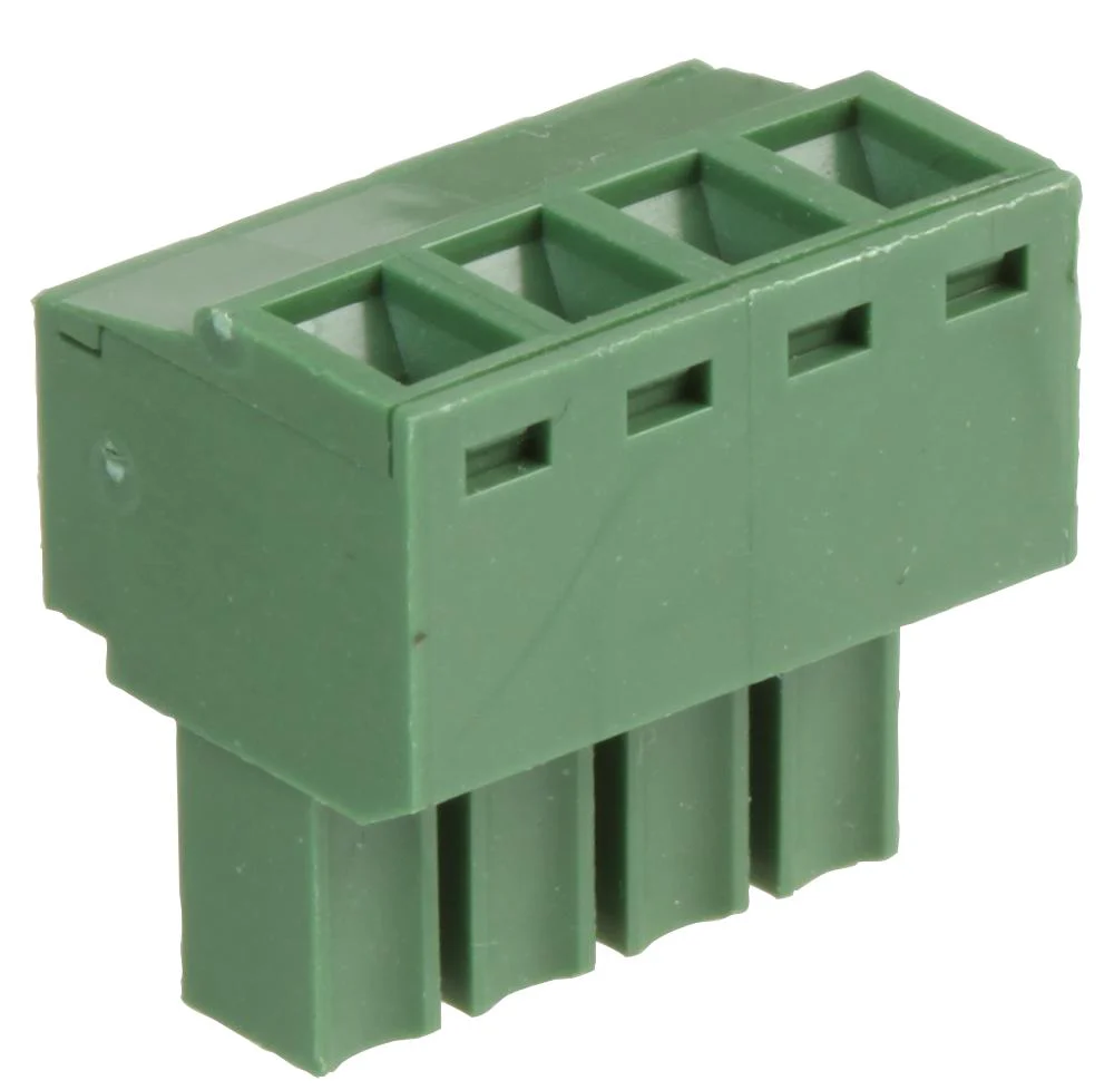 Multicomp PRO MC000098 Pluggable Terminal Block 3.81 mm 4 Ways 26AWG to 16AWG Screw 10 A - Image 2