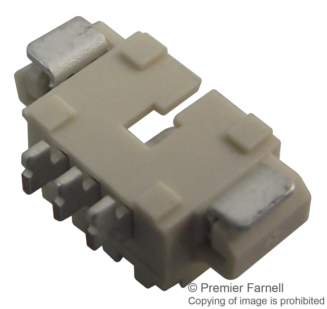 Multicomp PRO MC34423 MC34423 Pin Header Right Angle Wire-to-Board 1.25 mm 1 Rows 3 Contacts Surface Mount - Image 2