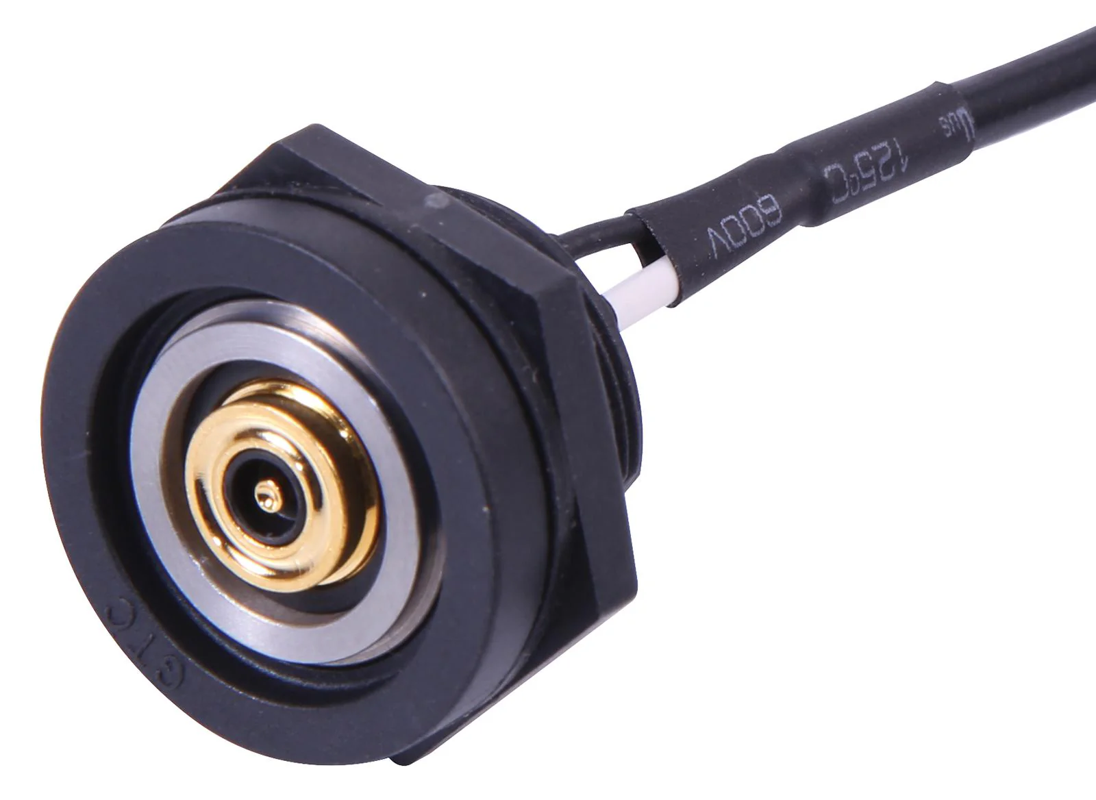 Multicomp PRO MP009810 Circular Cable Assembly Magnetic Connector to Free End 2 Ways 19.7 " 500 mm Black - Image 2