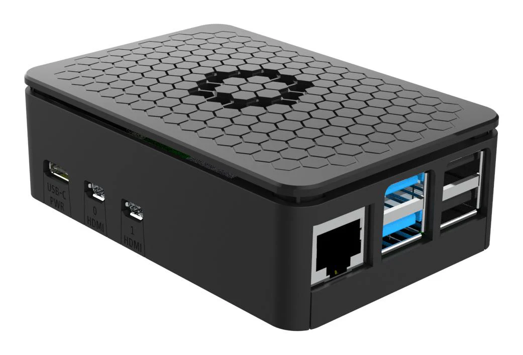 MULTICOMP PRO MP011906 Professional Enclosure, Black, ABS, Raspberry Pi 5 Boards - Image 3