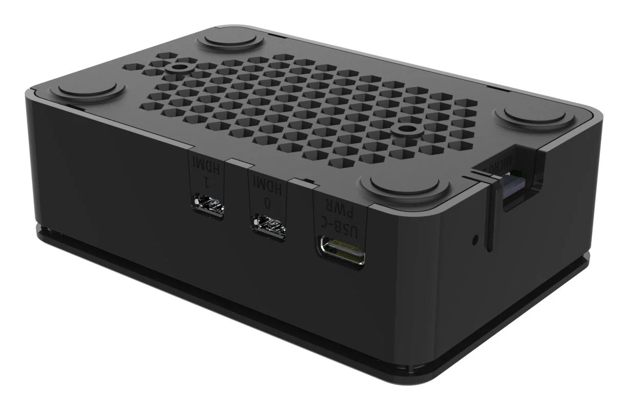 MULTICOMP PRO MP011906 Professional Enclosure, Black, ABS, Raspberry Pi 5 Boards - Image 5