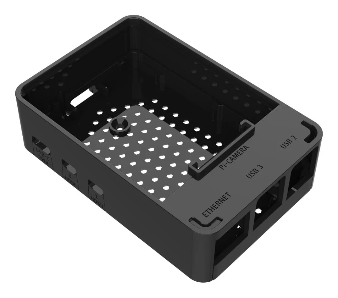 MULTICOMP PRO MP011906 Professional Enclosure, Black, ABS, Raspberry Pi 5 Boards - Image 6