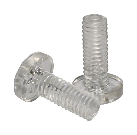 MULTICOMP PRO MP012984 Screw, Pan Head Phillips, M4, PC (Polycarbonate), 8 mm Length - Image 2