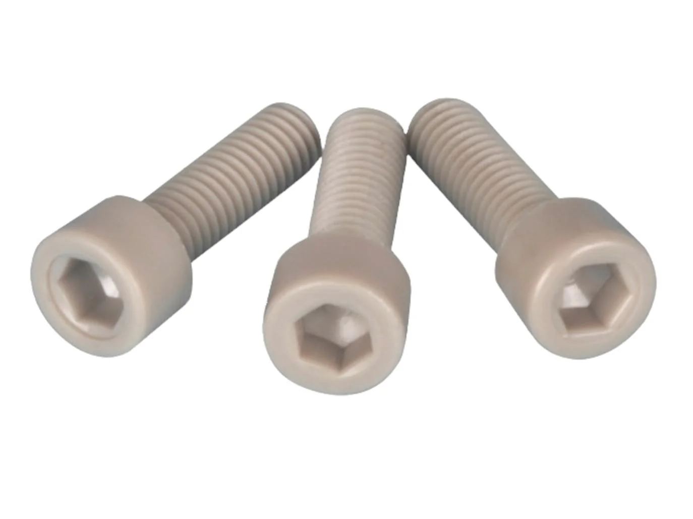 MULTICOMP PRO MP014389 Screw, Hex Socket, Cap Head, M3, PVDF (Polyvinylidene Fluoride), 16 mm Length