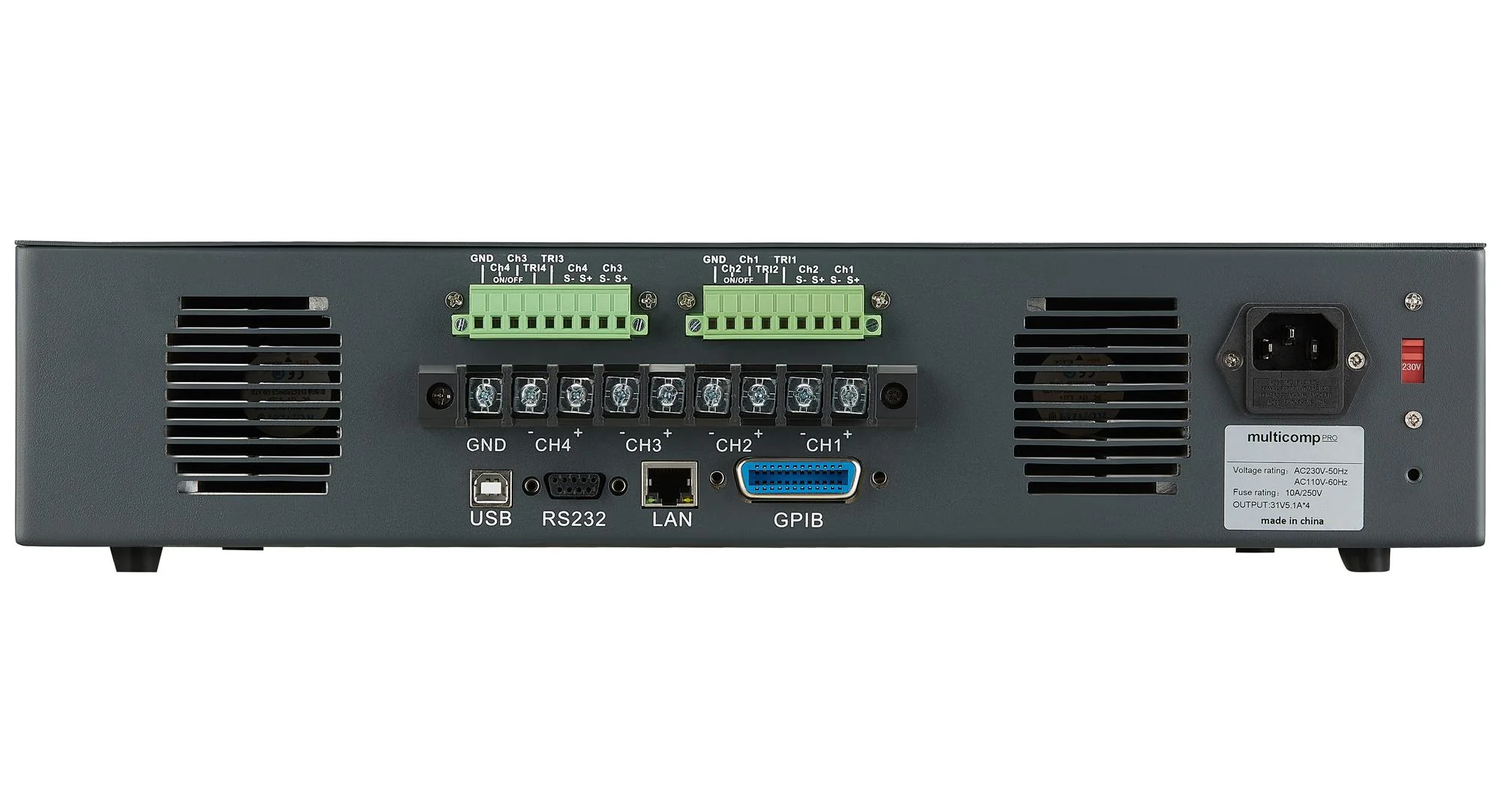 Multicomp PRO MP710508 MP710508 Bench Power Supply Programmable 4 Output 0 V 30 A 5 - Image 3