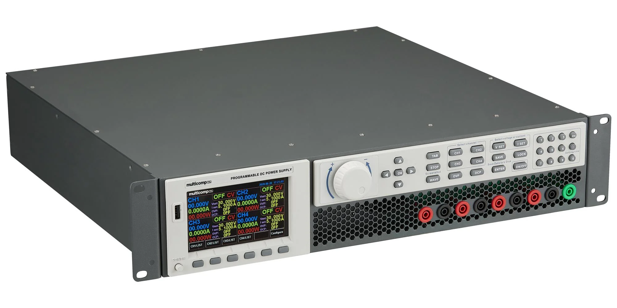 Multicomp PRO MP710508 MP710508 Bench Power Supply Programmable 4 Output 0 V 30 A 5 - Image 4