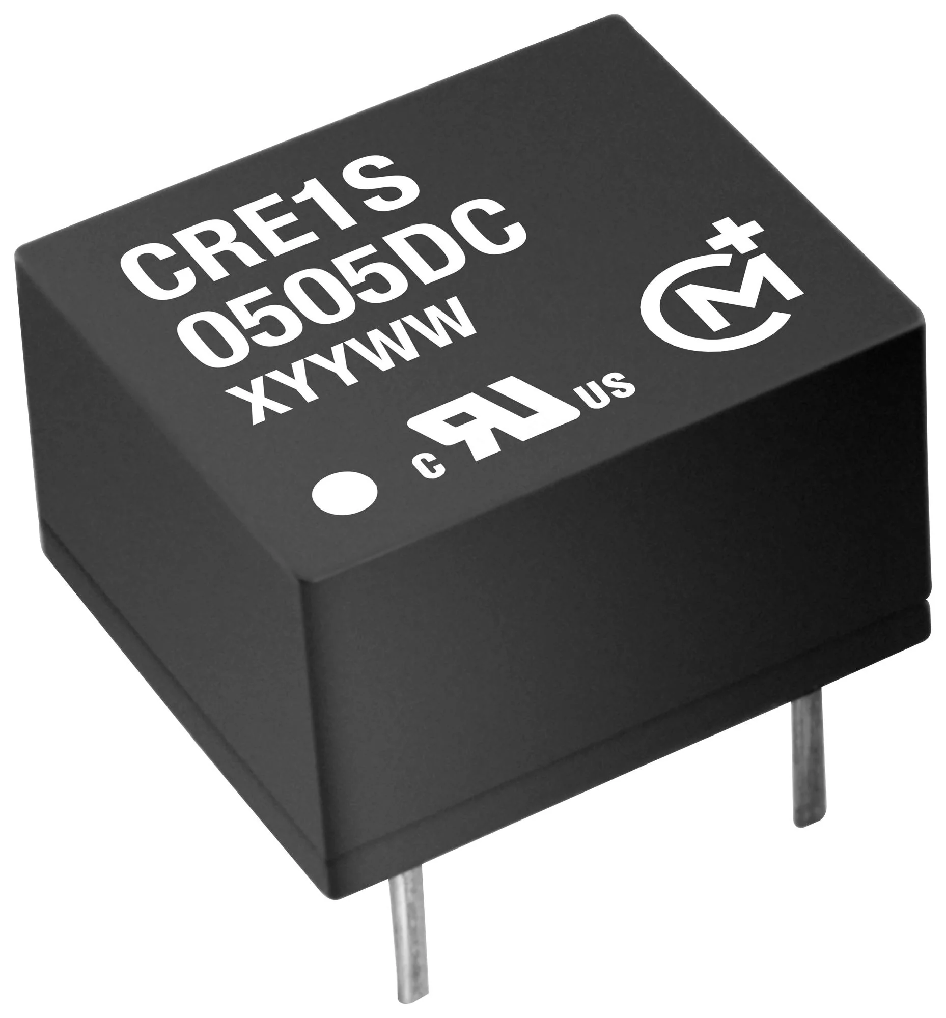 MURATA POWER SOLUTIONS CRE1S0505DC Isolated Board Mount DC/DC Converter, 1 Output, 1 W, 5 V, 200 mA
