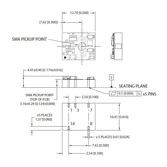 Murata Power Solutions NXE2S1212MC-R7 Isolated Surface Mount DC/DC Converter Medical 1:1 2 W 1 Output 12 V 167 mA - Image 2