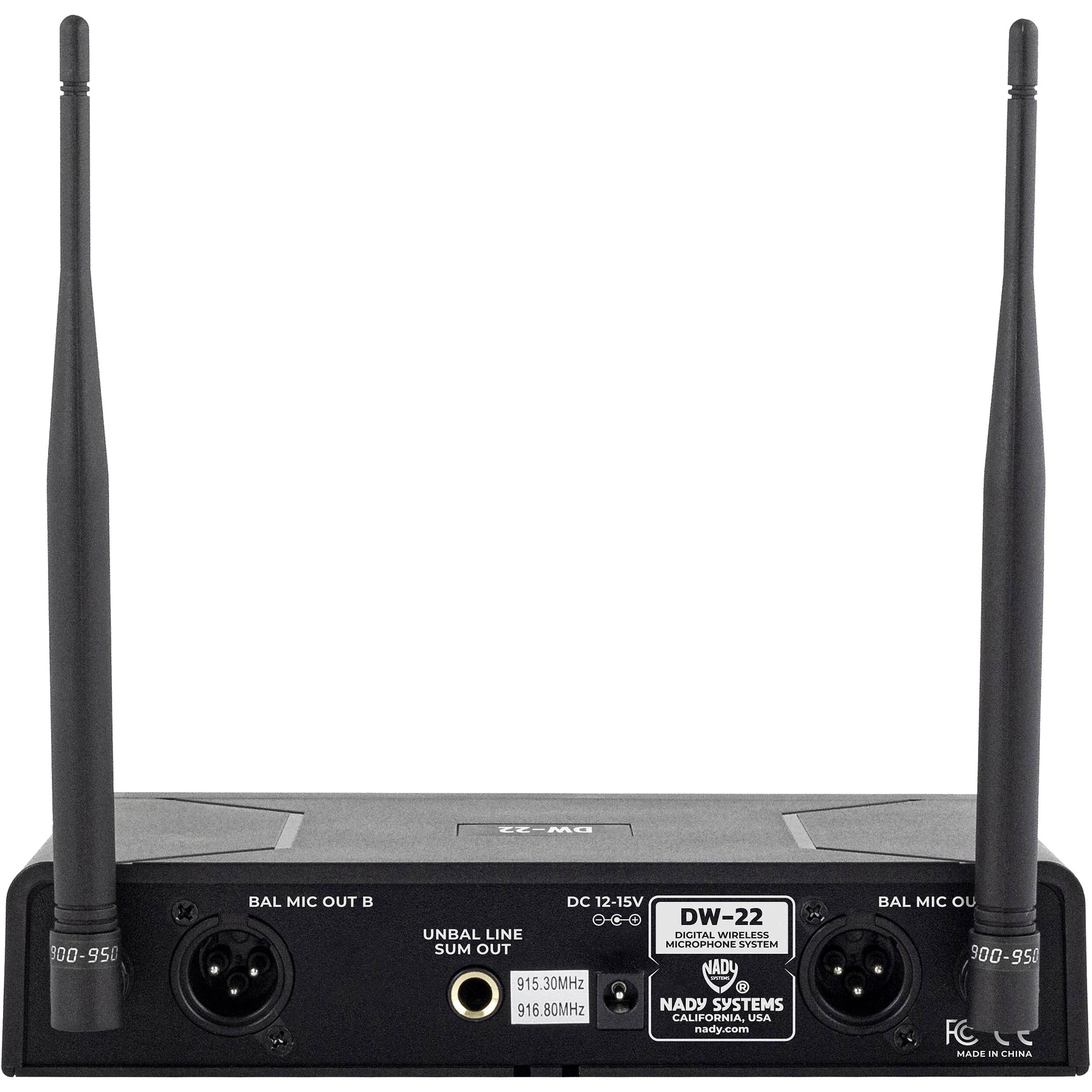 Nady DW-22 HTLTHM 2-Person Digital Wireless Microphone System with Lavalier, Headset, and Handheld Mics (902 to 951 MHz) - Image 5