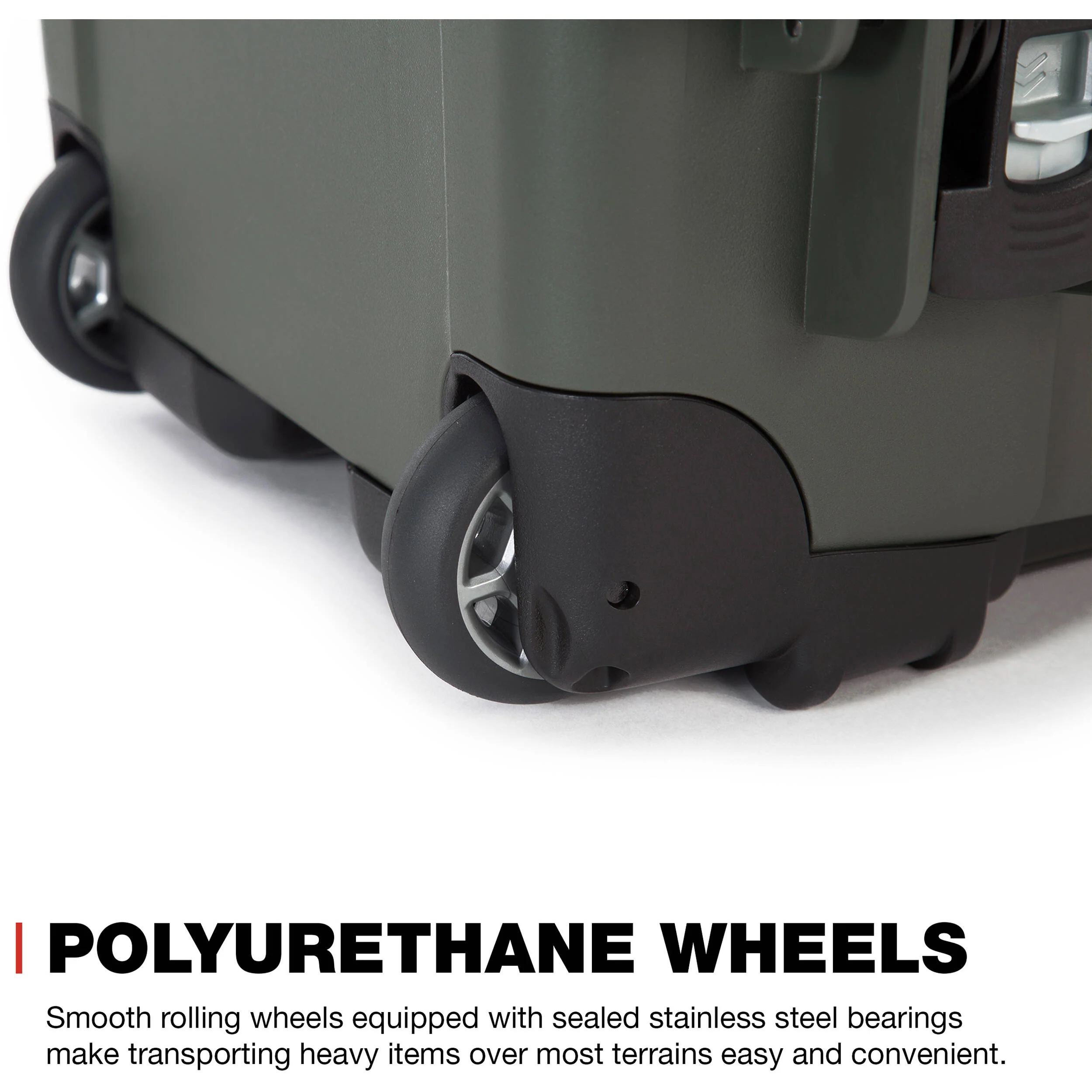 Nanuk 935 Wheeled Hard Case with Foam Insert & Lid Organizer (Olive, 28.5L) - Image 3