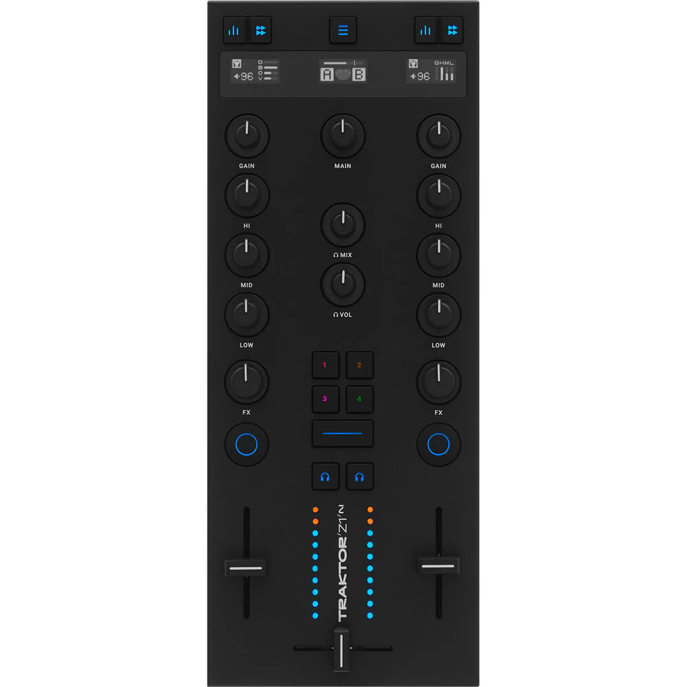 Native Instruments Traktor Z1 MK2 Ultracompact DJ Mixer Controller with Traktor Pro 4 - Image 3