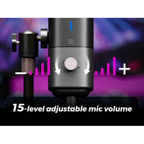 NearStream AM25X Noise-Canceling XLR/USB Condenser Microphone with Desktop Stand - Image 4
