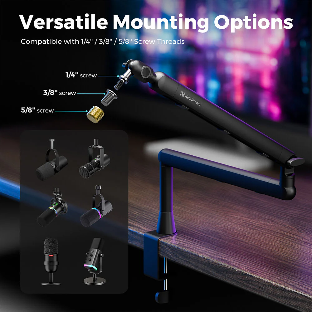 NearStream ST20 Microphone Boom Arm Desktop Stand - Image 4