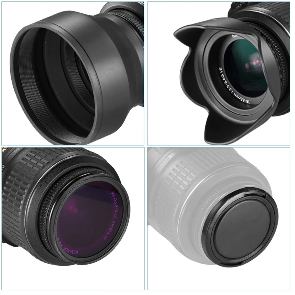 Neewer 49mm ND, CPL, UV & FLD Lens Filter Kit with Accessories (Set of 6) - Image 4