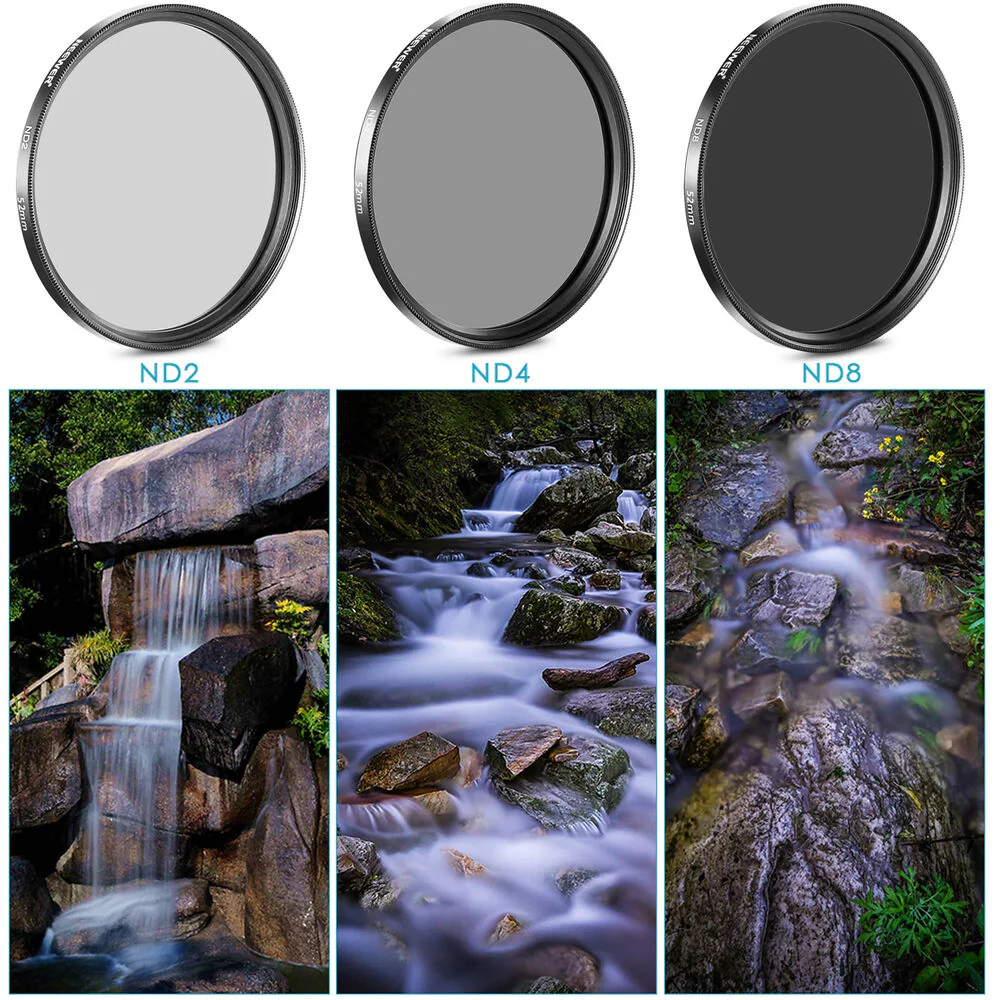 Neewer 49mm ND, CPL, UV & FLD Lens Filter Kit with Accessories (Set of 6) - Image 6