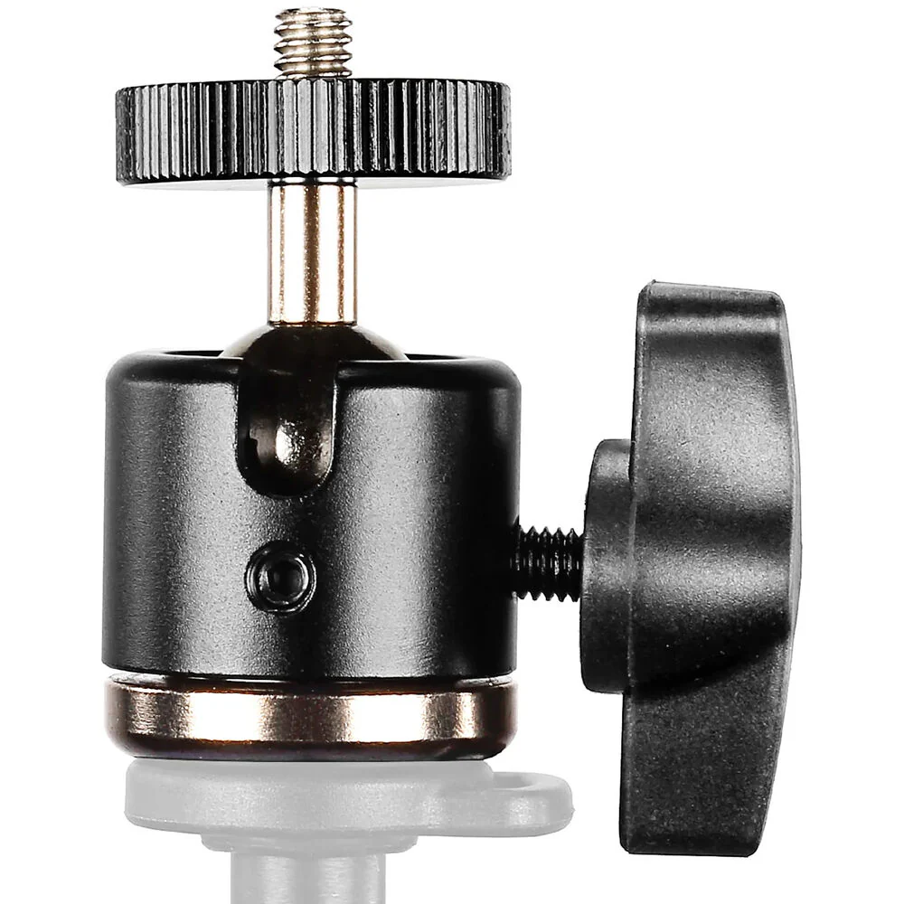 Neewer Aluminum Alloy 360° Rotating Swivel Mini Ball Head - Image 2