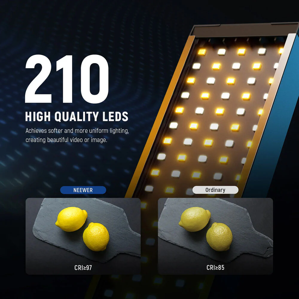 Neewer BH20B Upgraded LED Video Light Stick Kit (2-Pack) - Image 3