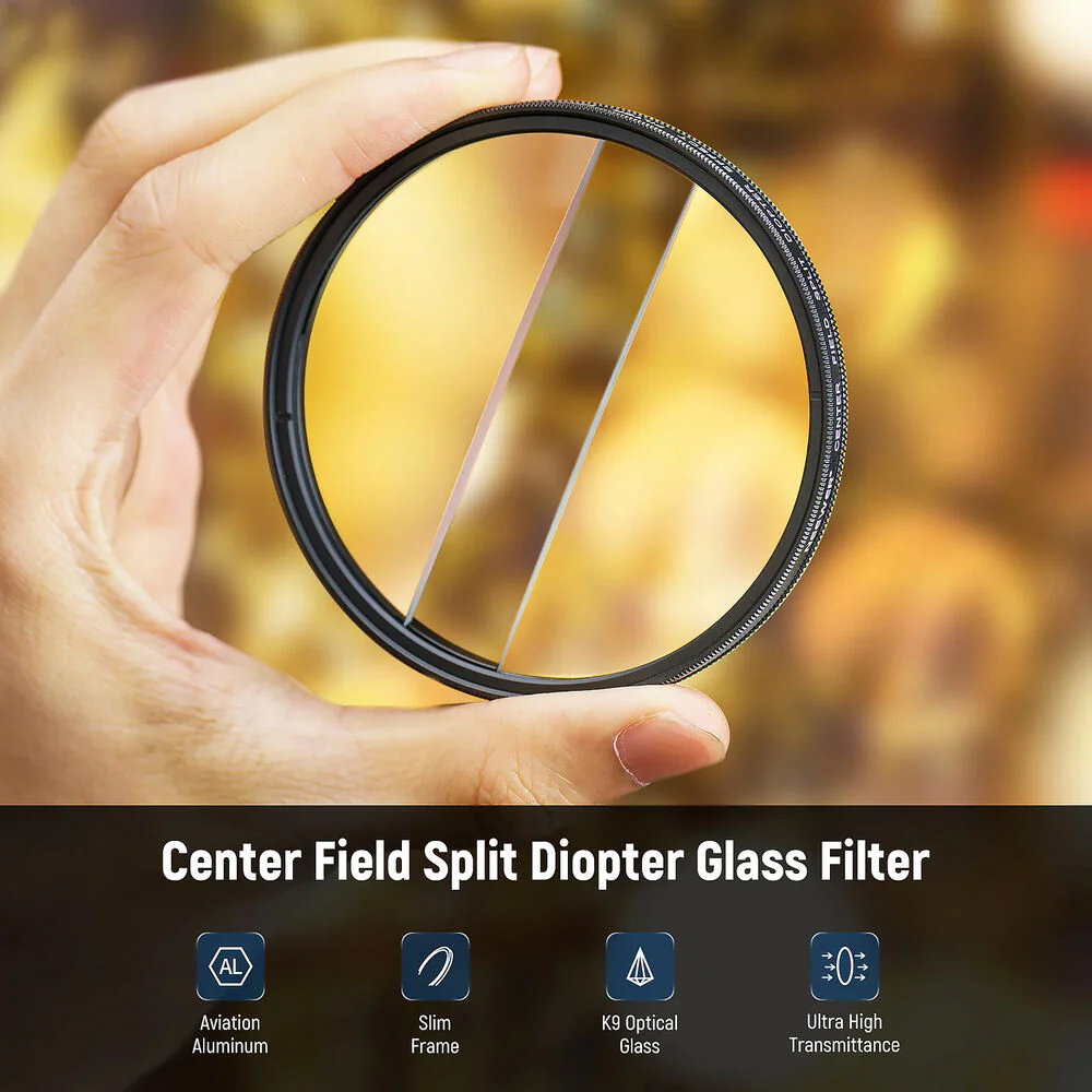 Neewer Center Field Split Diopter Effect Filter (67mm) - Image 2