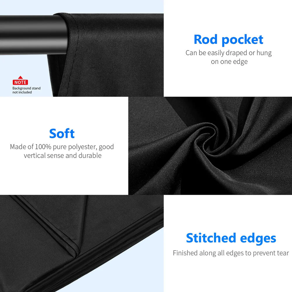 Neewer Collapsible Backdrop (White, 10 x 12') - Image 5