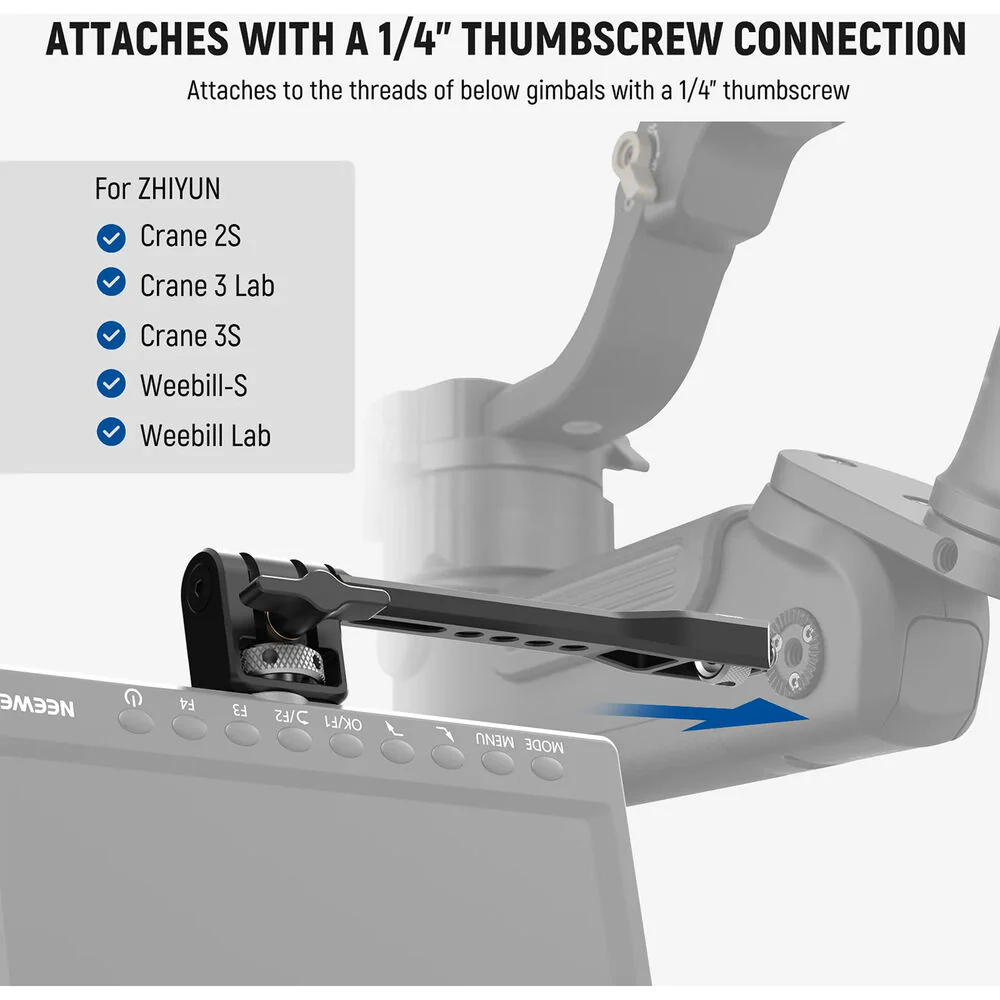 Neewer Field Monitor Mount for Select Gimbals - Image 5