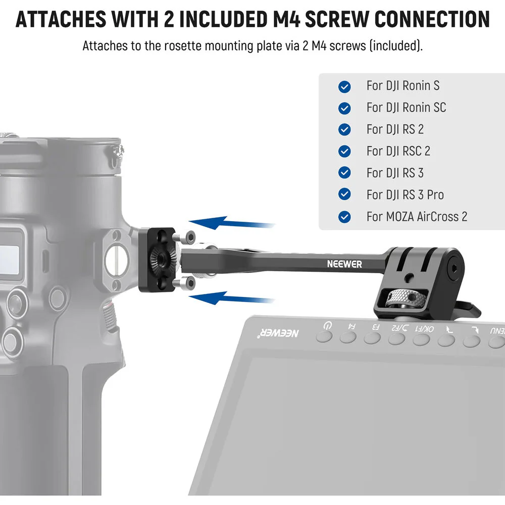 Neewer Field Monitor Mount for Select Gimbals - Image 6