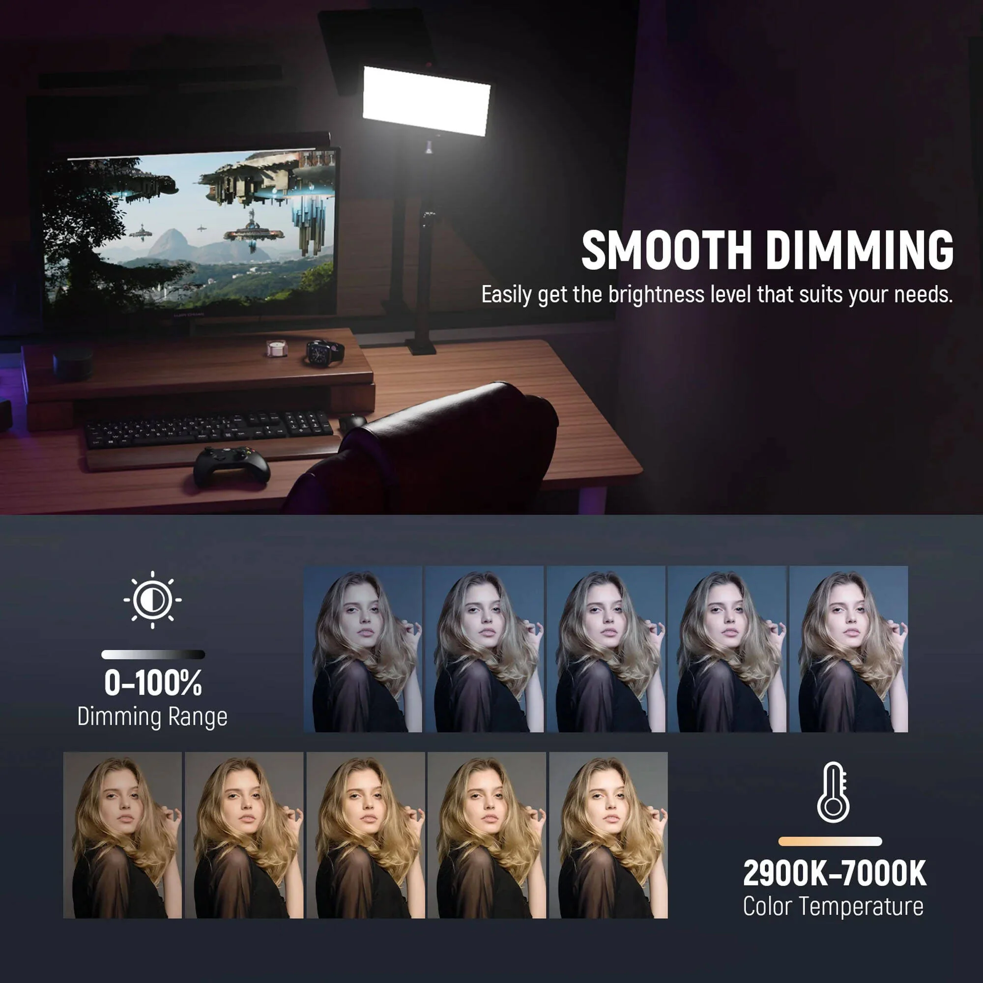 Neewer GL25B Bi-Color LED Light Panel - Image 6