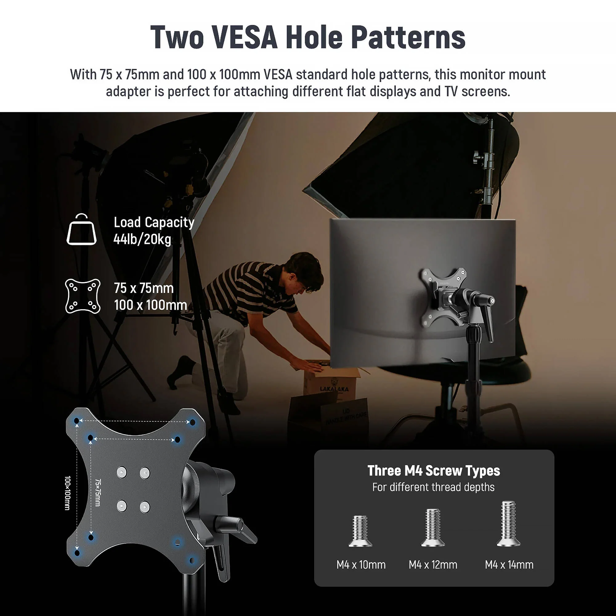 Neewer MA016 VESA Monitor Mount Adapter - Image 2