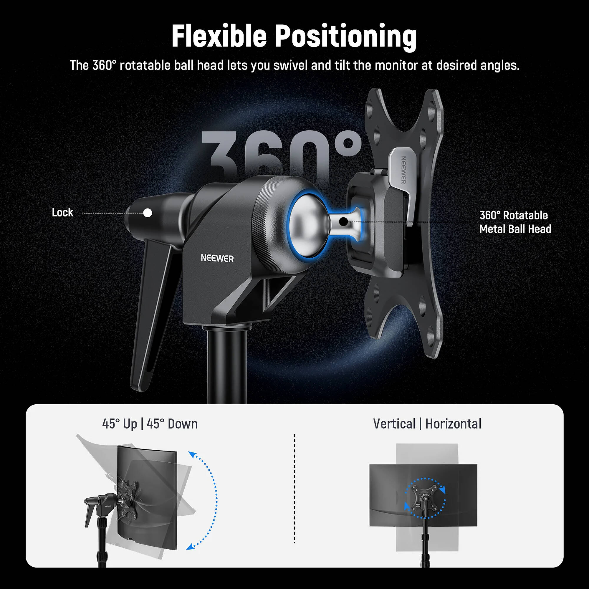 Neewer MA016 VESA Monitor Mount Adapter - Image 4