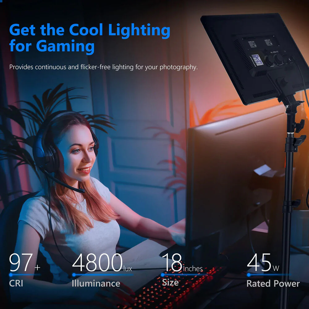 Neewer NL-288ARC Bi-Color LED Light Panel (2-Light Kit) - Image 3