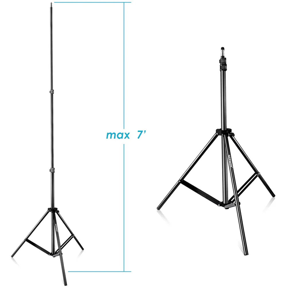 Neewer Photography Light Stand Kit (7', 2-Pack) - Image 3