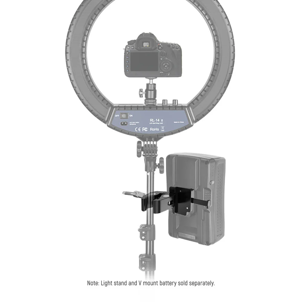 Neewer PS006 V-Lock Mounting Plate with Super Crab Clamp - Image 4