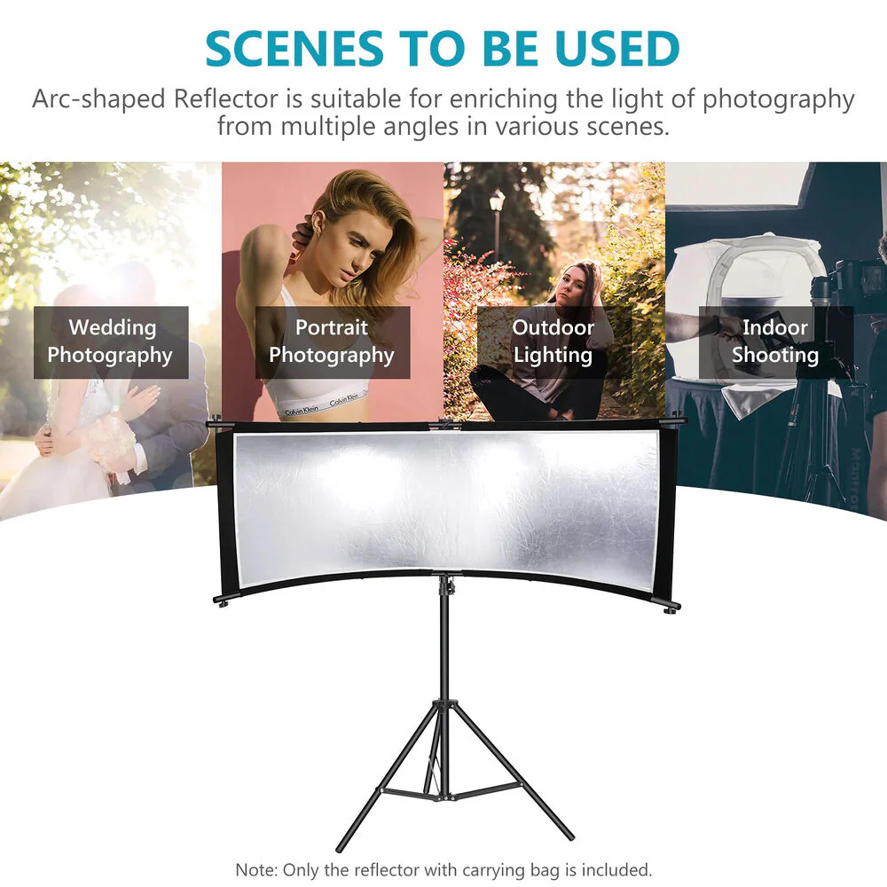 Neewer Small Clamshell Light Reflector/Diffuser with Carry Bag (39 x 18") - Image 7