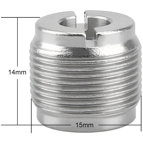 Niceyrig 5/8" Male to 1/4" Female Microphone Screw Thread Adapter (Pack of 2) - Image 4
