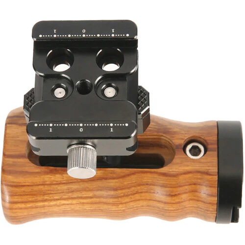 Niceyrig DSLR Wooden Side Handle with Arca-Type Quick Release Clamp - Image 4