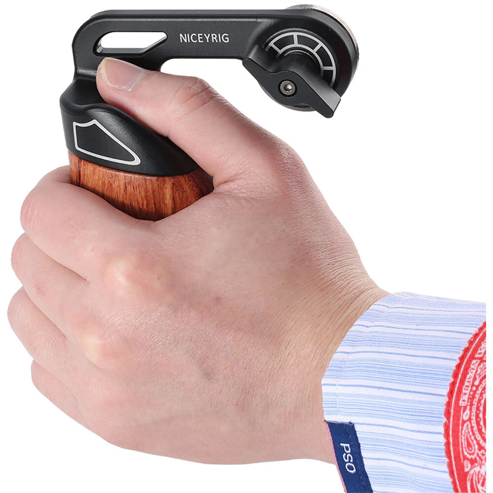 Niceyrig Wooden Handle with ARRI Rosette Mount (Left) - Image 7