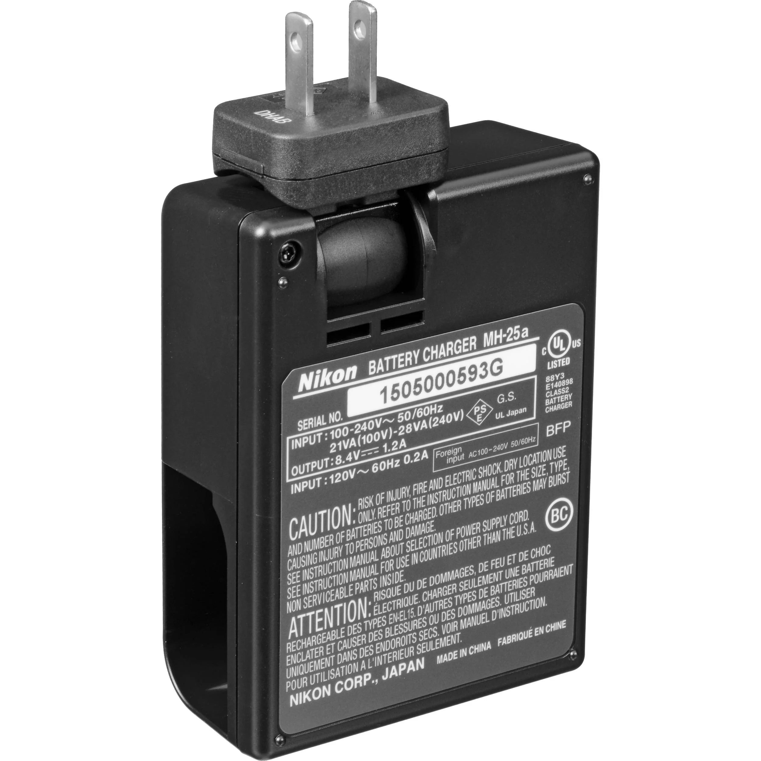 Nikon MH-25A Battery Charger for EN-EL15 Li-Ion Battery - Image 3
