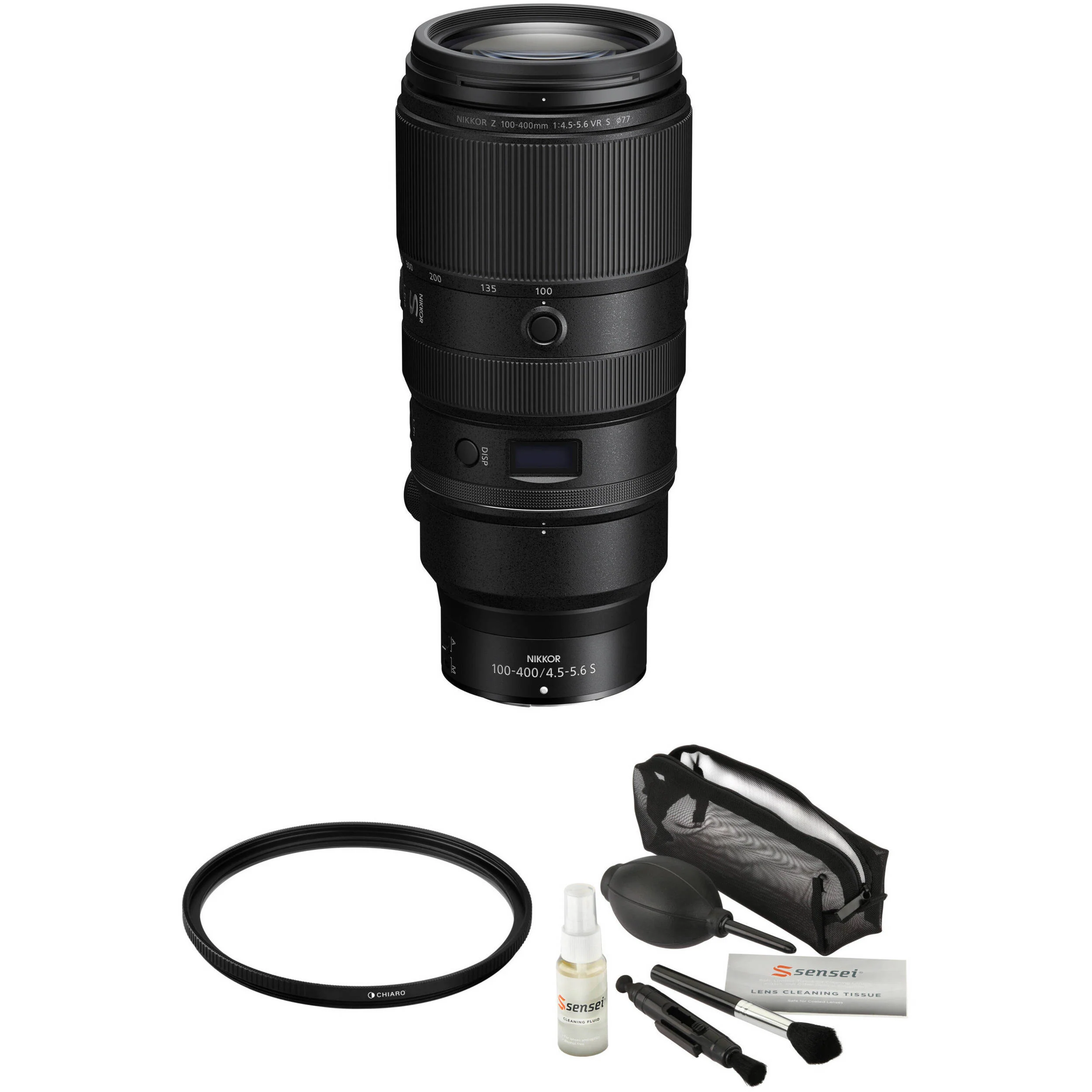 Nikon NIKKOR Z 100-400mm f/4.5-5.6 VR S Lens with Accessories Kit