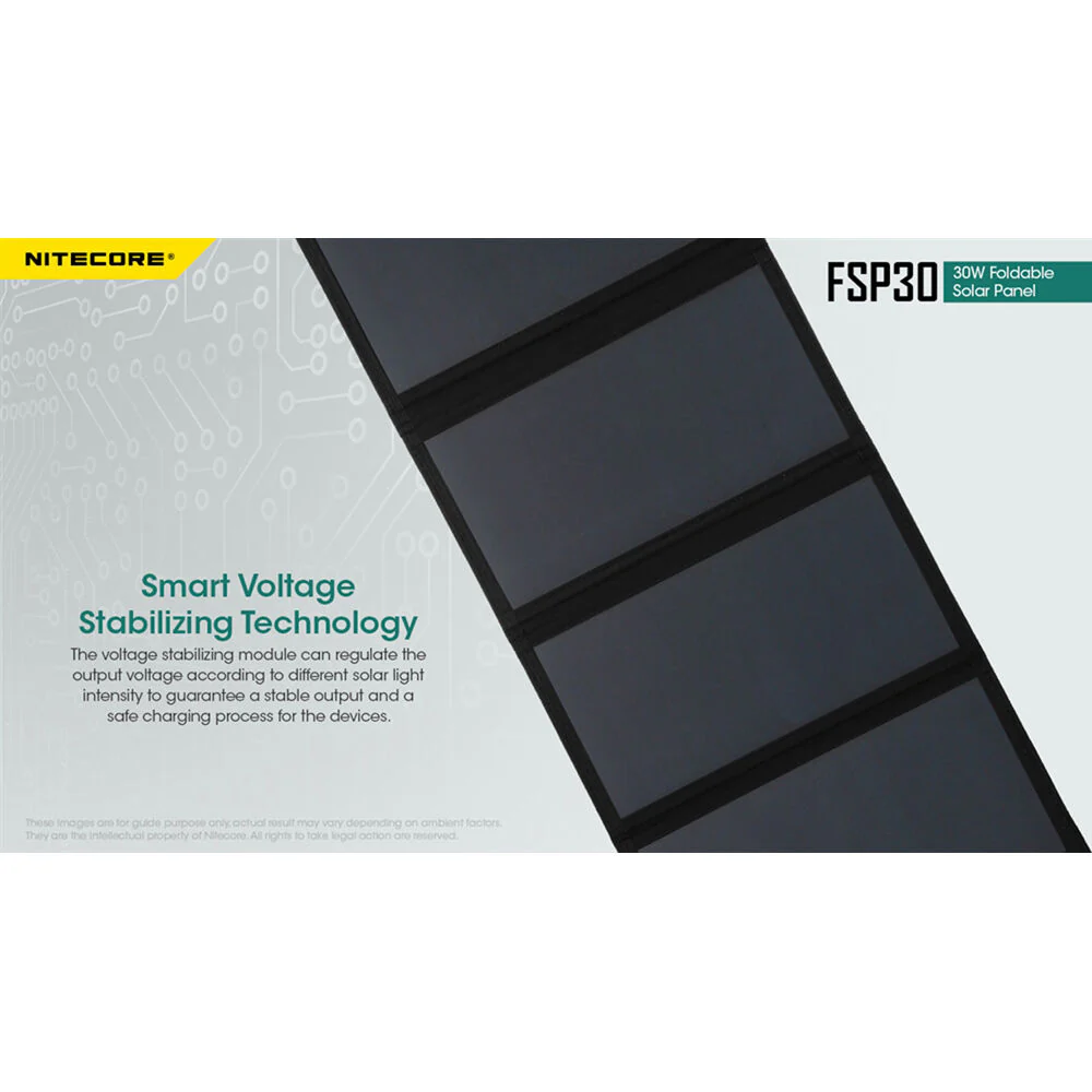 Nitecore FSP30 30W Foldable Solar Panel - Image 3