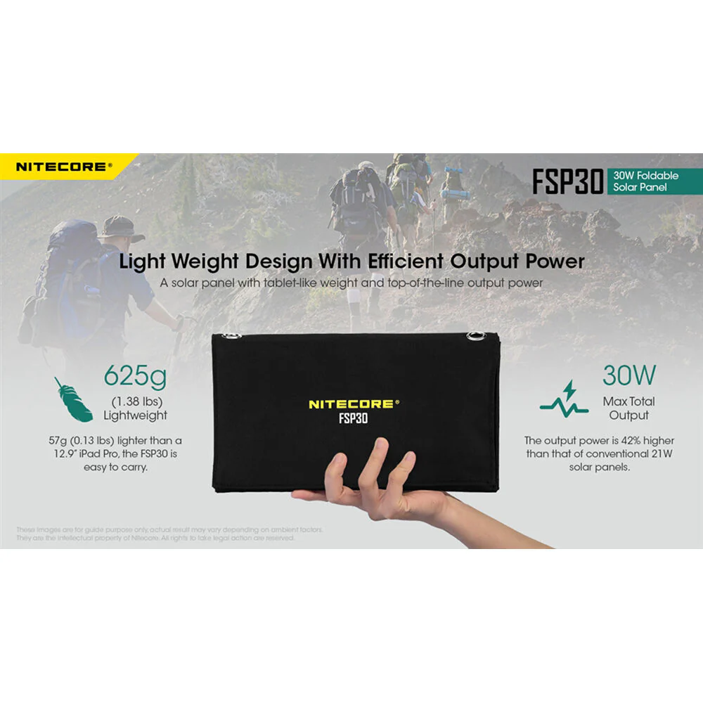 Nitecore FSP30 30W Foldable Solar Panel - Image 5