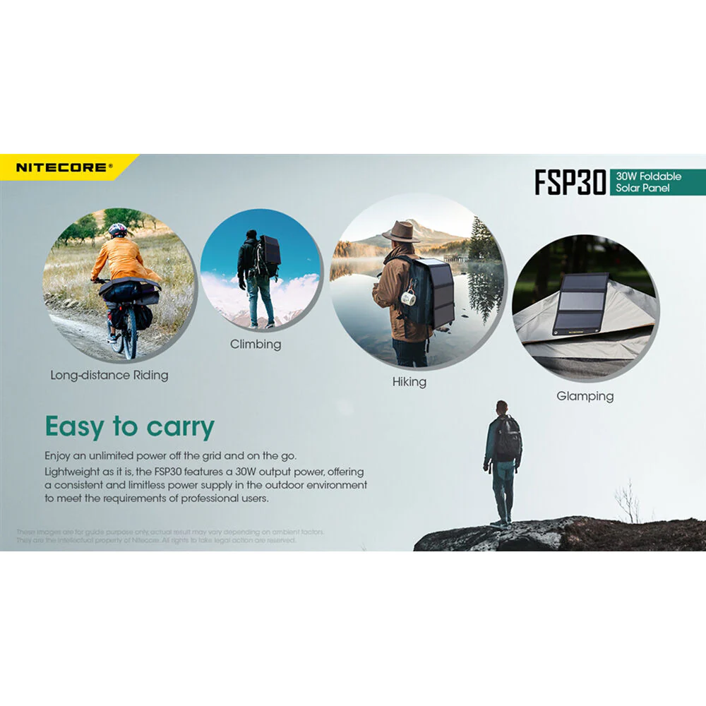 Nitecore FSP30 30W Foldable Solar Panel - Image 6