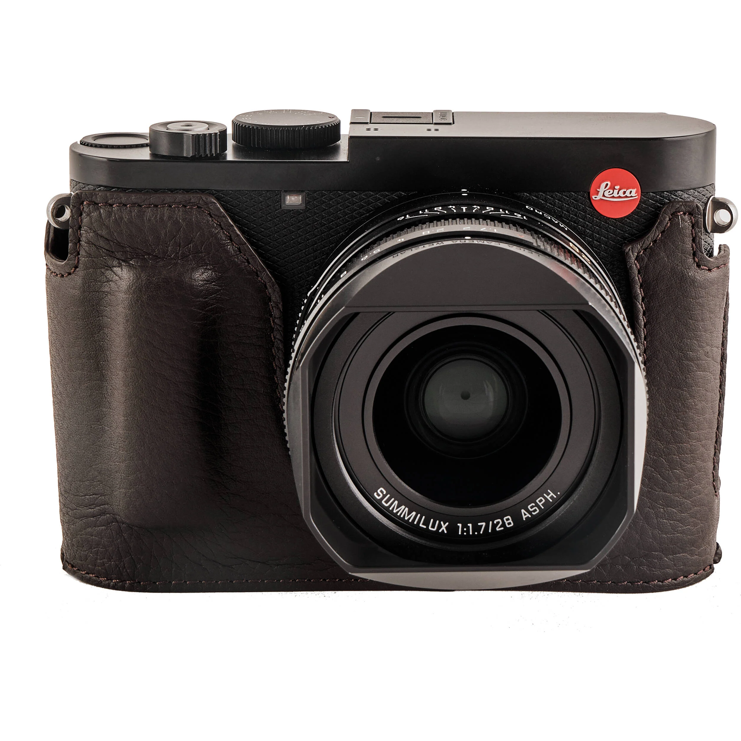 Oberwerth Tagcase Casual Line Leder for Leica Q3 (Brown with Black Lining) - Image 3