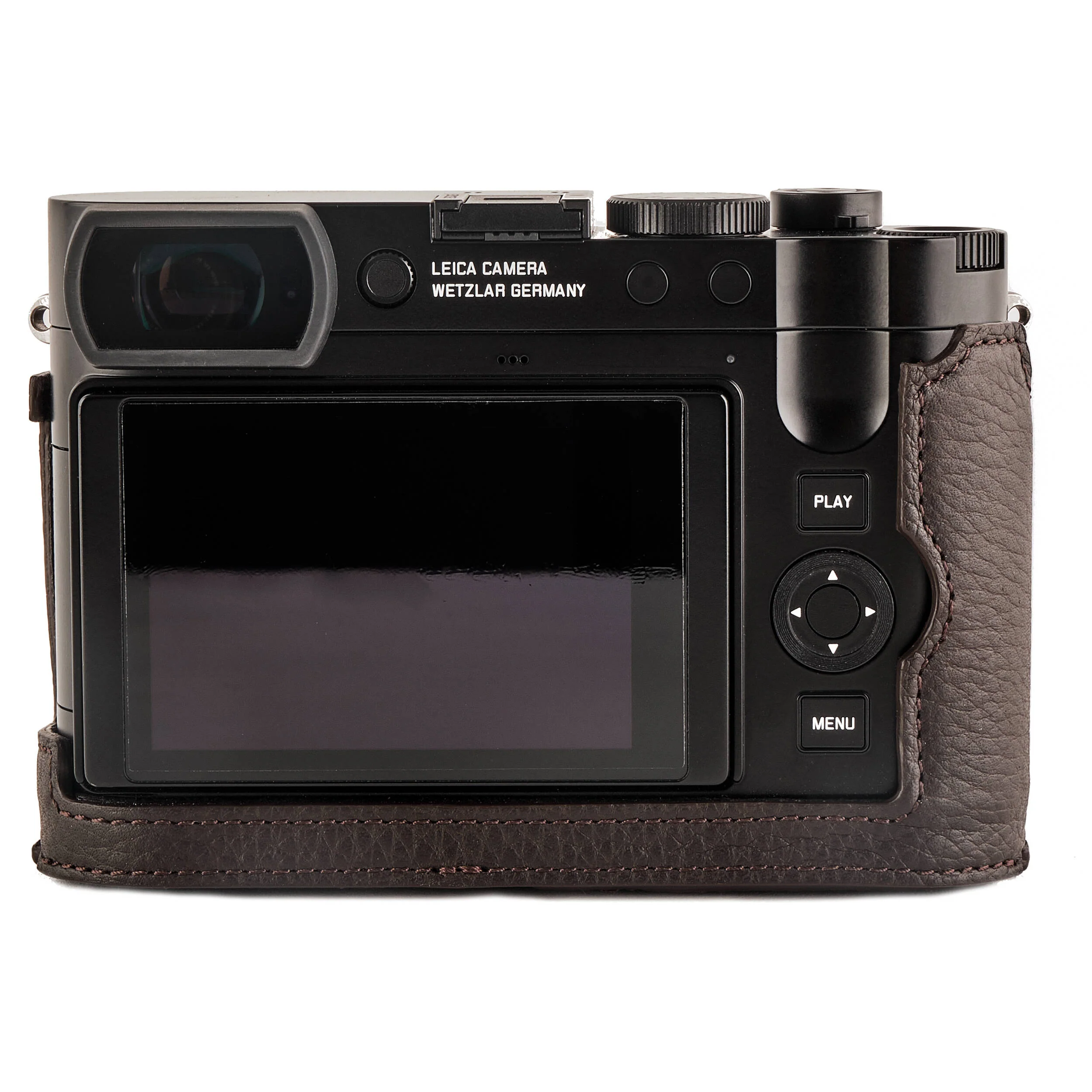 Oberwerth Tagcase Casual Line Leder for Leica Q3 (Brown with Black Lining) - Image 4