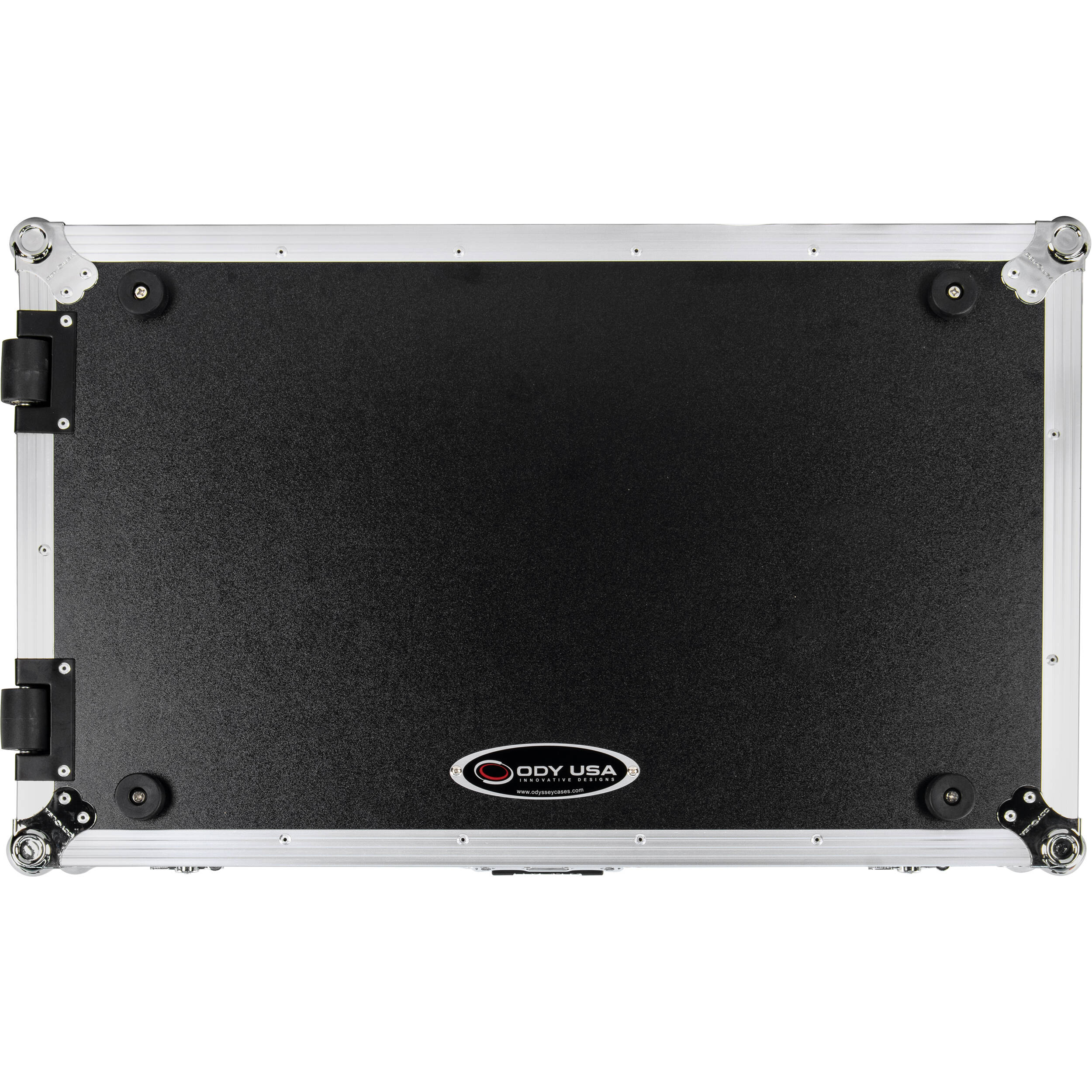 Odyssey Flight Zone Glide Style Flight Case for Pioneer DDJ-REV7 (Silver on Black) - Image 6