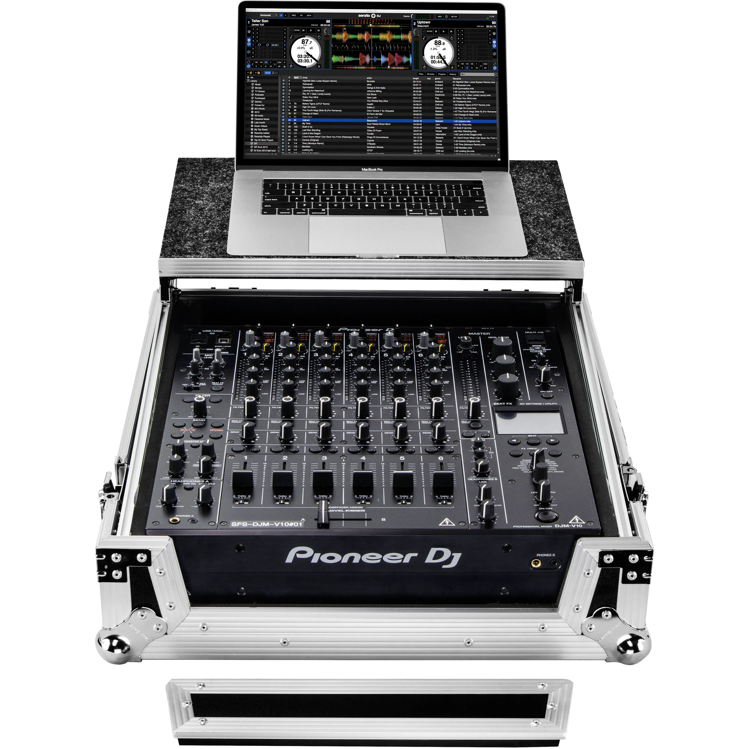 Odyssey Innovative Designs ATA Flight Zone Glide Style Case for Pioneer DJM-V10 Mixer - Image 2
