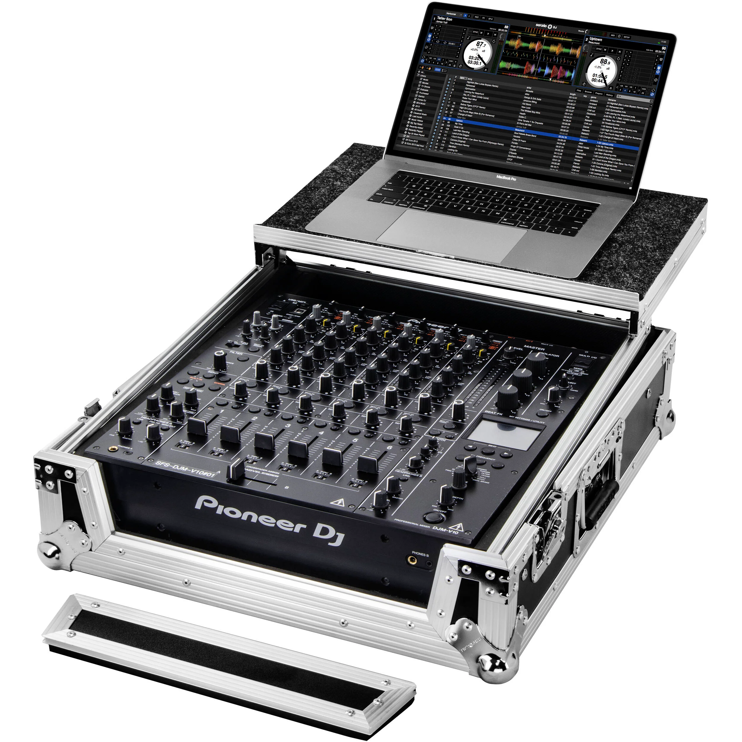 Odyssey Innovative Designs ATA Flight Zone Glide Style Case for Pioneer DJM-V10 Mixer - Image 3