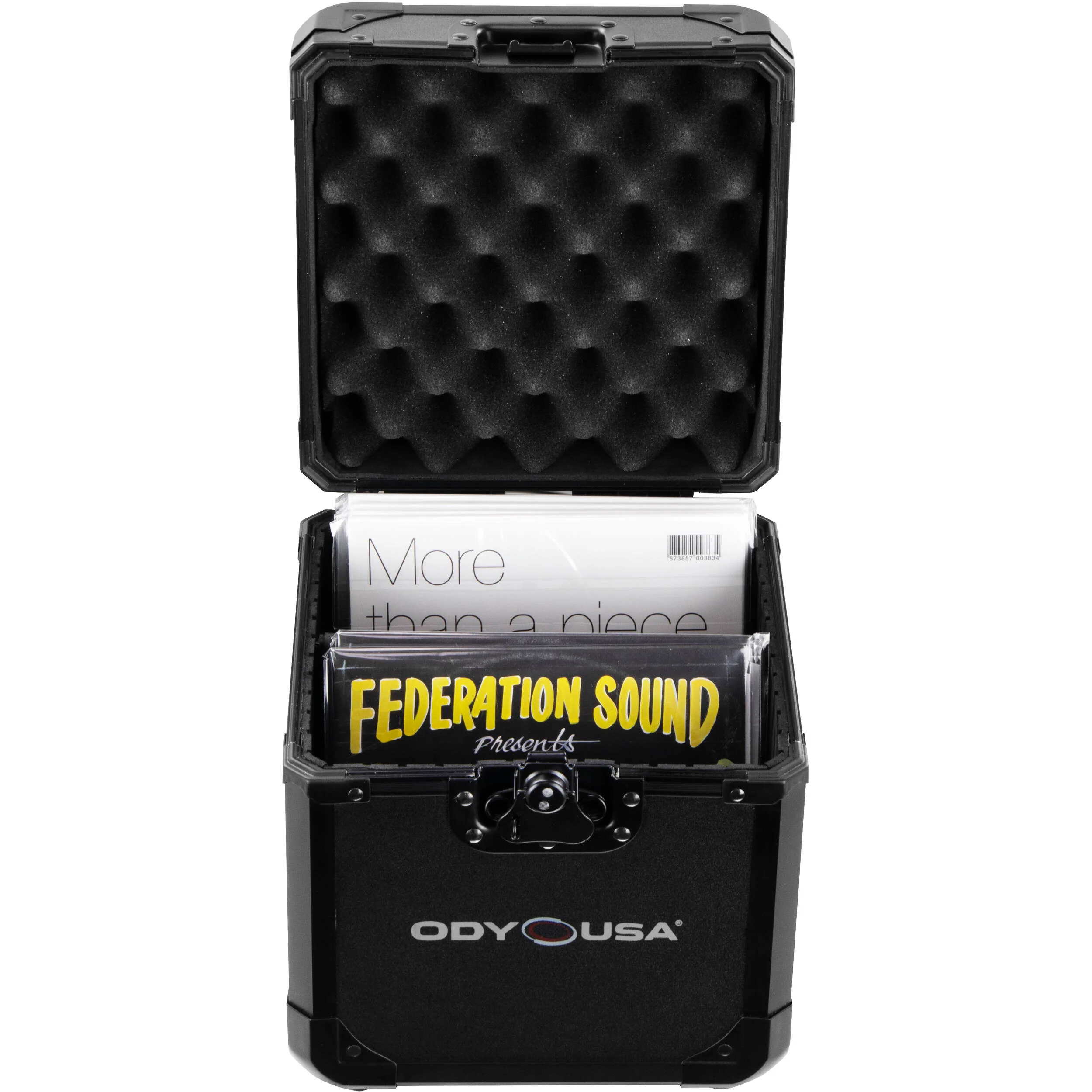 Odyssey Innovative Designs Black Krom 7" Vinyl Utility Case for 60 Records - Image 2