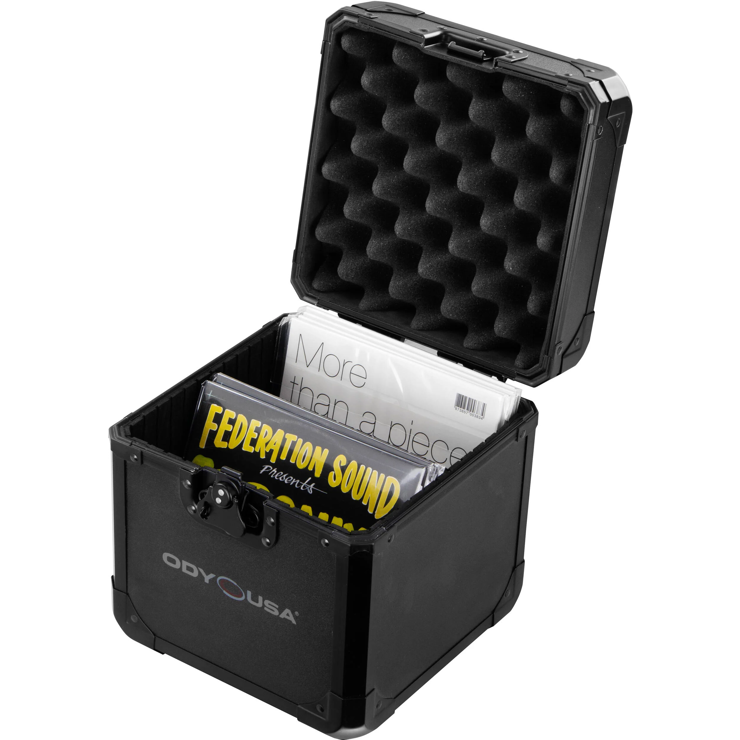 Odyssey Innovative Designs Black Krom 7" Vinyl Utility Case for 60 Records - Image 3