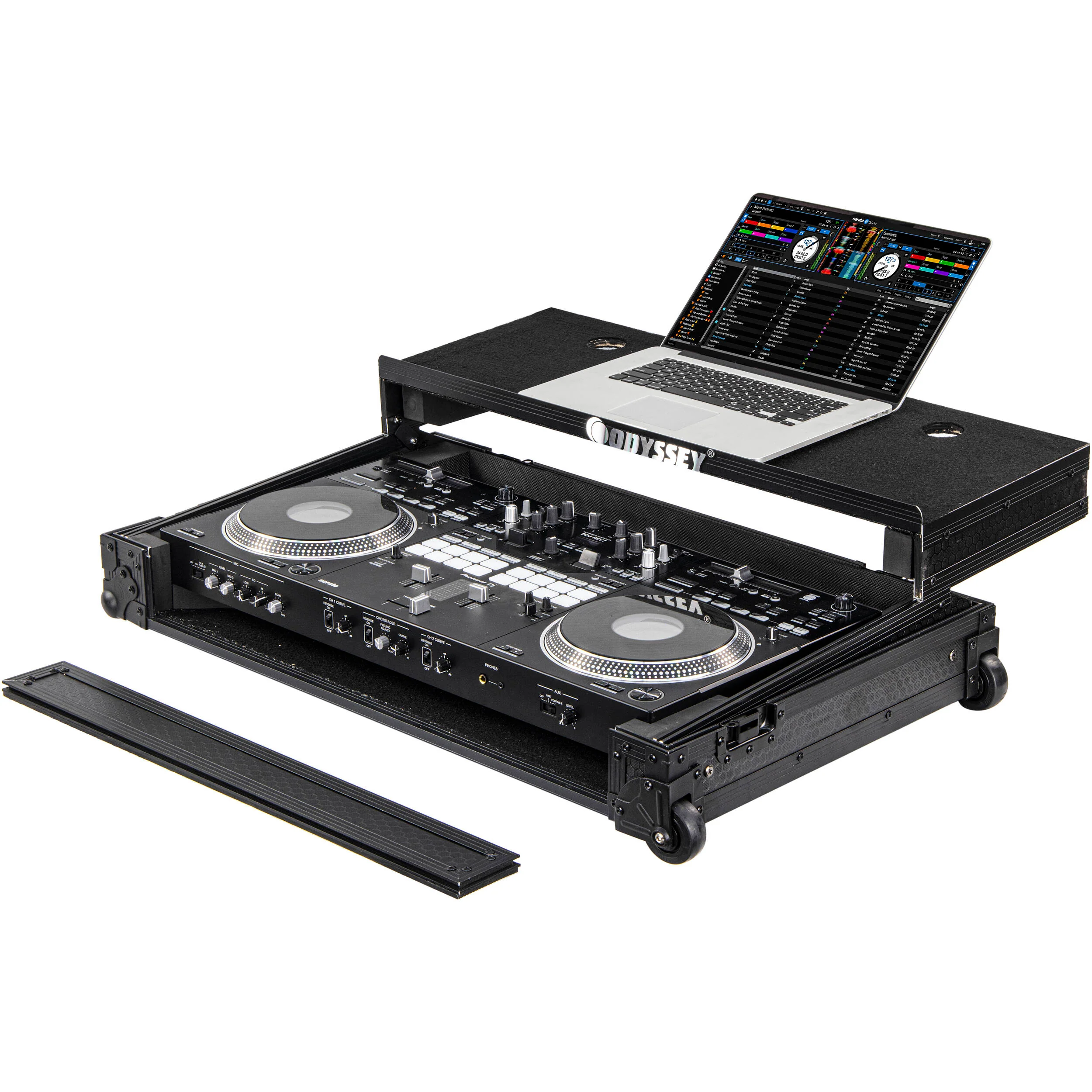 Odyssey Pioneer DDJ-Rev7 Industrial Board Flight Case with Glide-Style Laptop Platform - Image 5