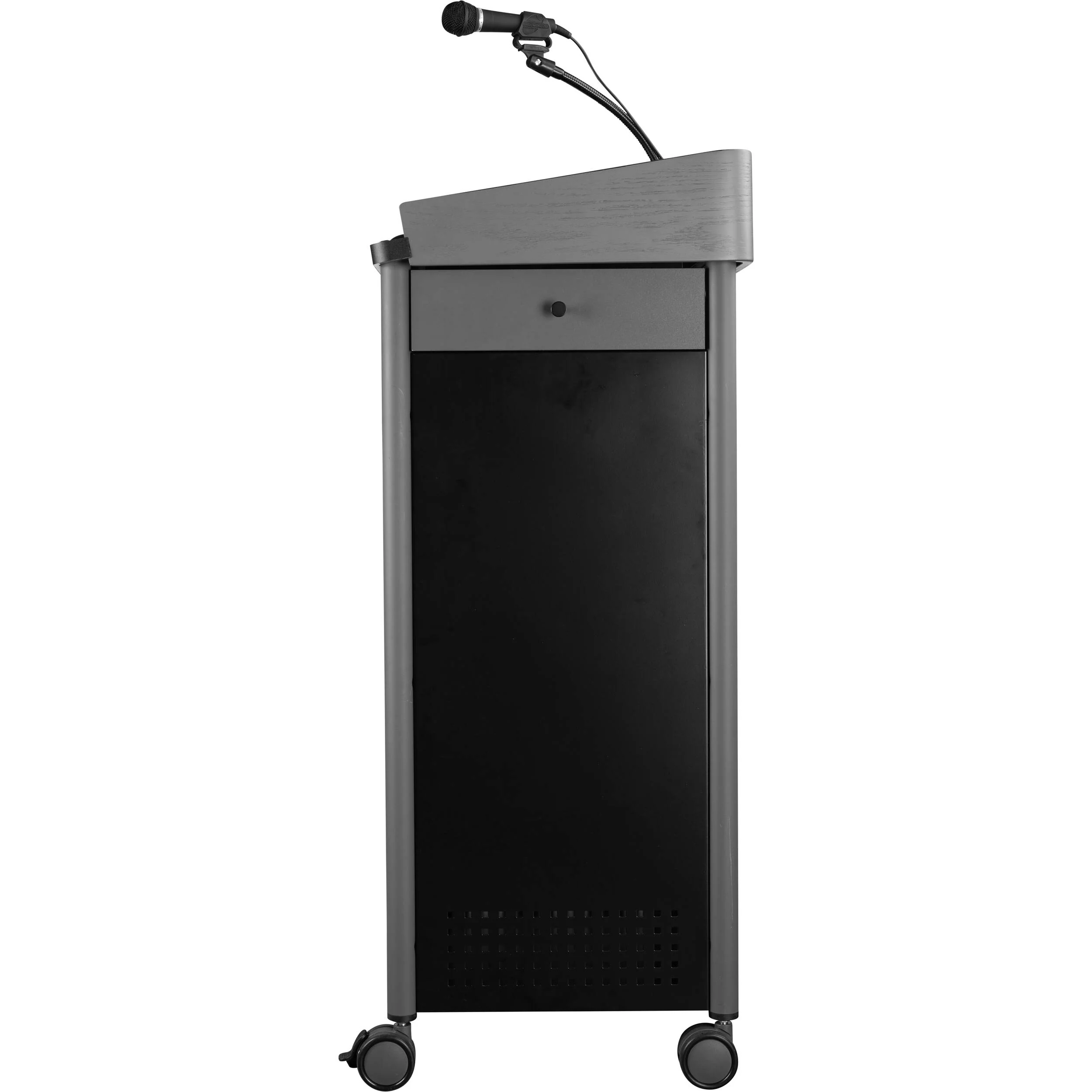 Oklahoma Sound Greystone Lectern with Speaker/Sound (Gray) - Image 4